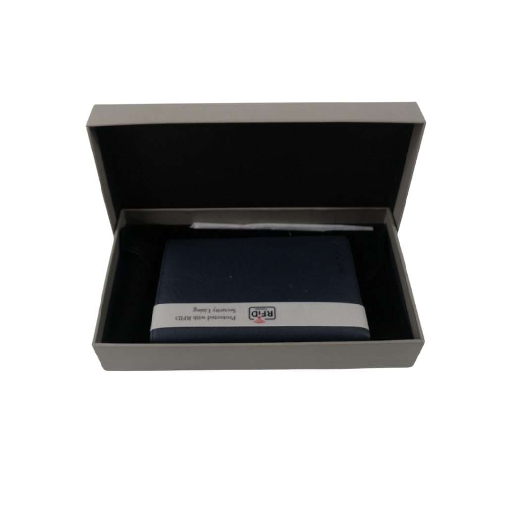 Dompet Hush Puppies Invidia Passport Holder Navy Original