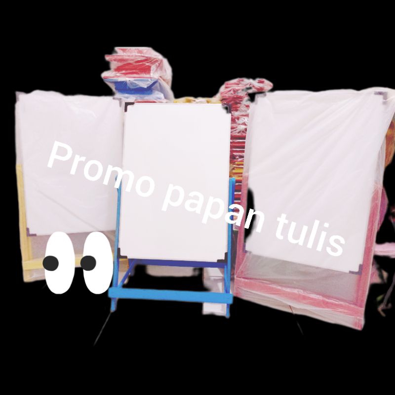 

PAPAN TULIS WHITEBOARD 50×70 KAKI kayu