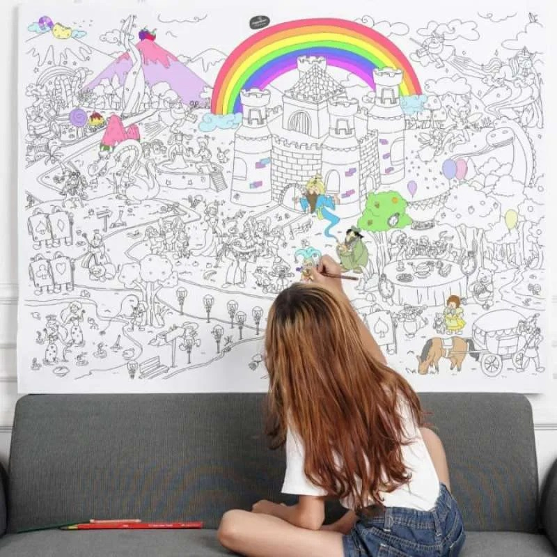 

Poster Mewarnai Anak- Giant Coloring Sheet Isi 3 (Poster Mewarnai Jumbo)