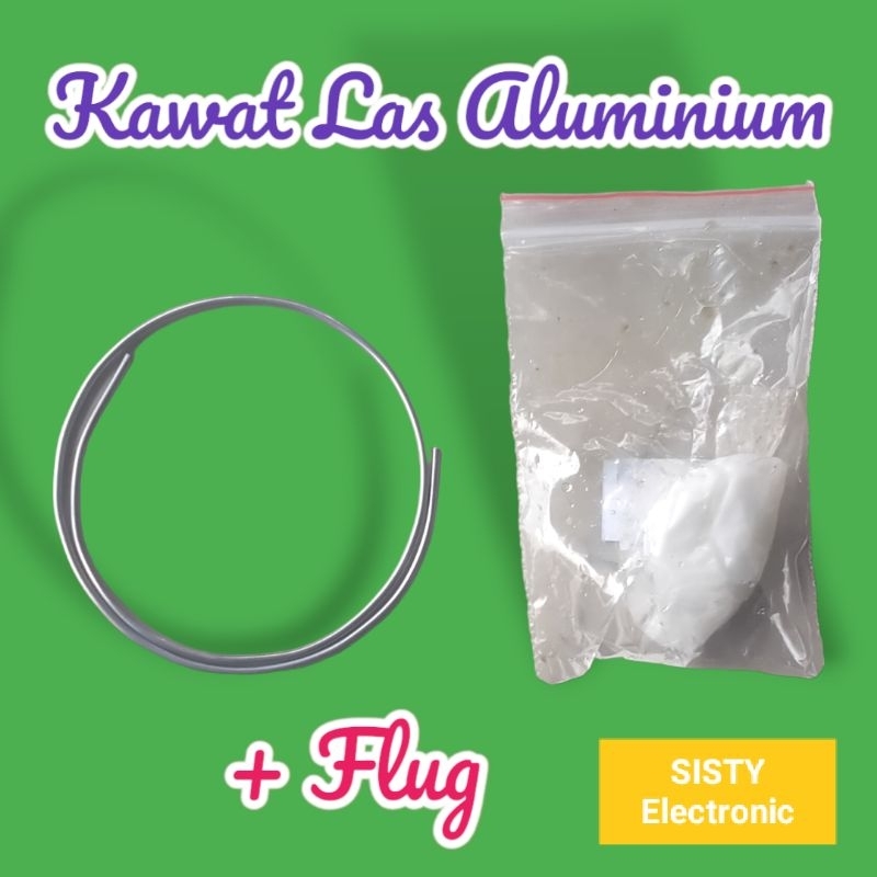 Kawat Las Aluminium Evap + fluq Aluminium Suhu Rendah