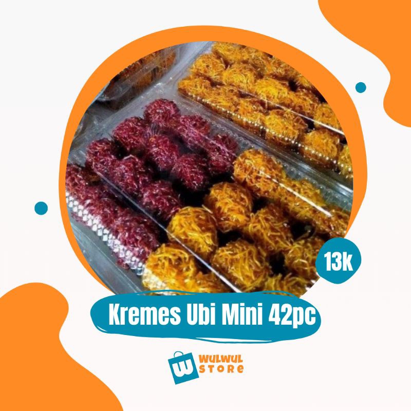 

kremes ubi mini isi 42pcs