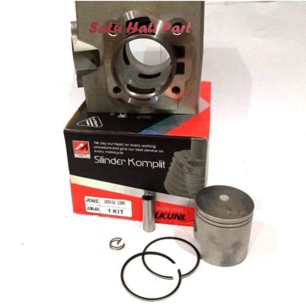 Blok Assy Komplit Satria 120R, Satria 2 Tak Hiu Original Mlkunl
