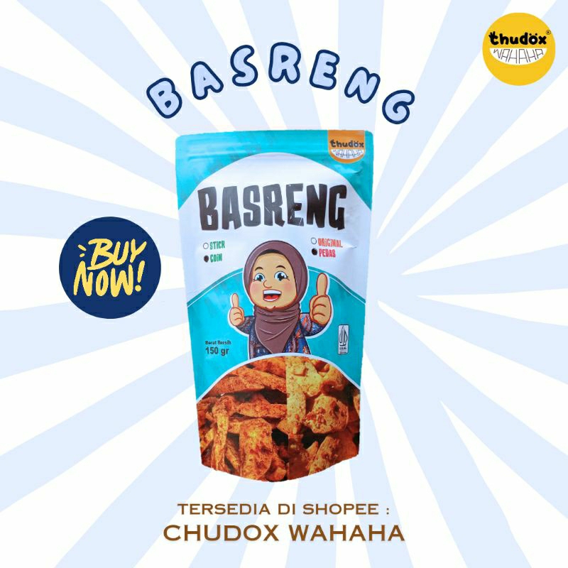 

Chudox Basreng Baso Goreng Pedas 150gr