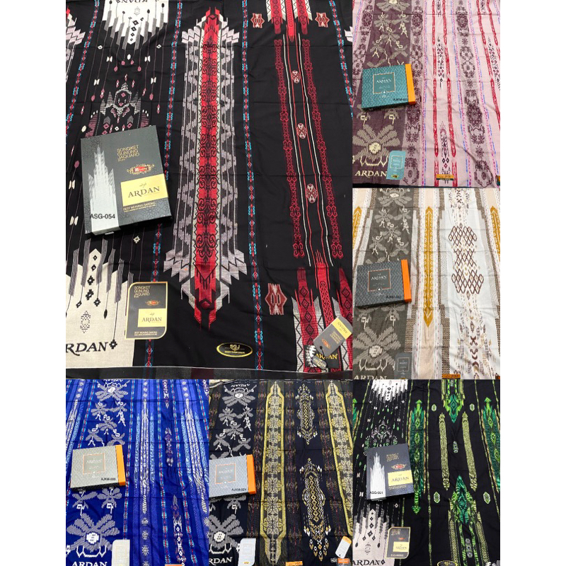 Sarung Ardan SGJ SGG GSE JKM TKP GTK Hitam Gold Silver