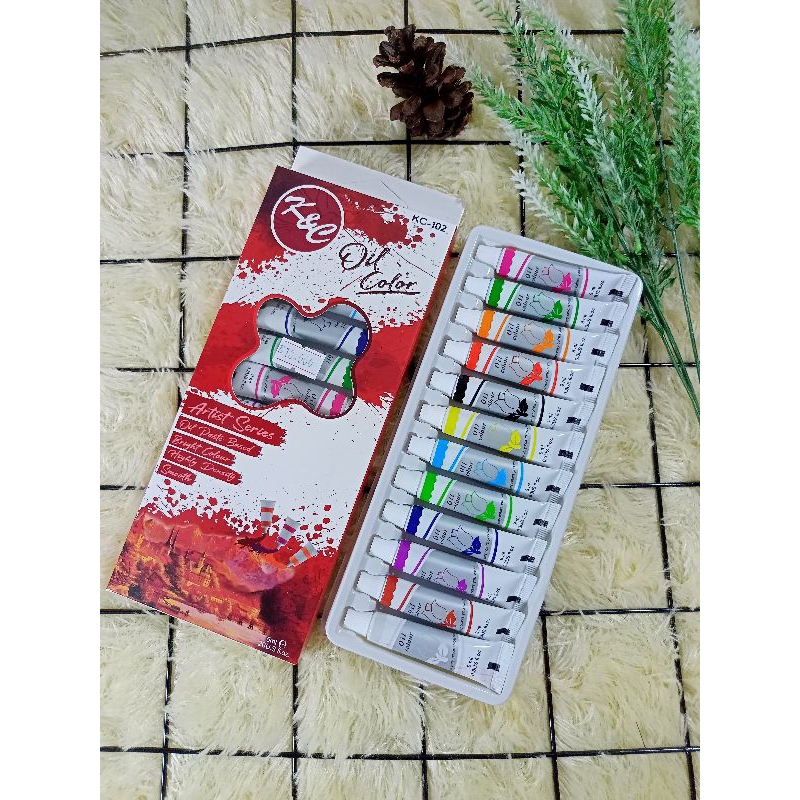 

OIL COLOUR / CAT MINYAK MERK K&C 6ML