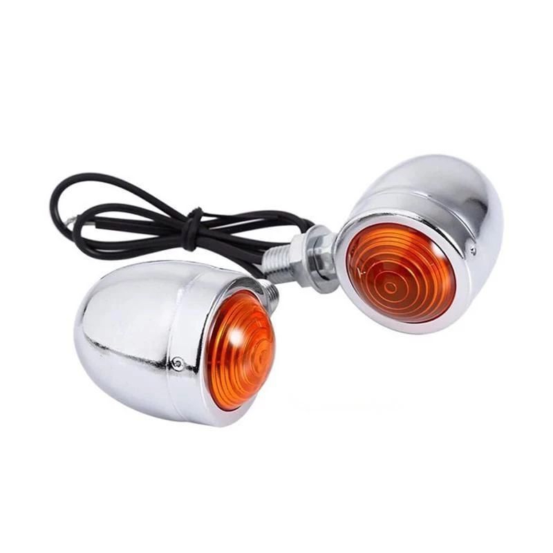 Lampu sein bulat motor klasik custom