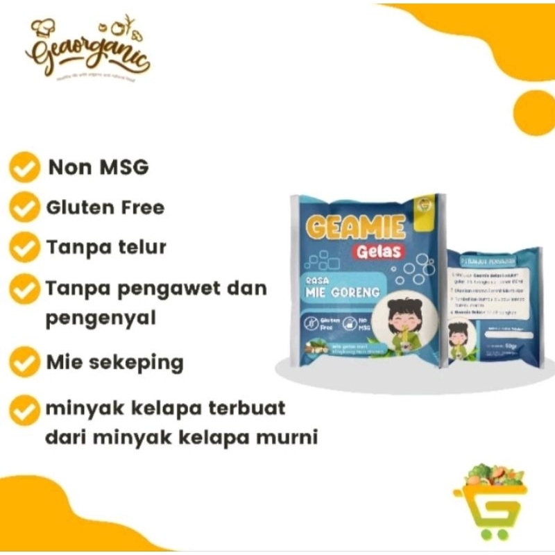 Mie Gelas Geamie Mini Goreng Special  Gluten Free dan Non MSG