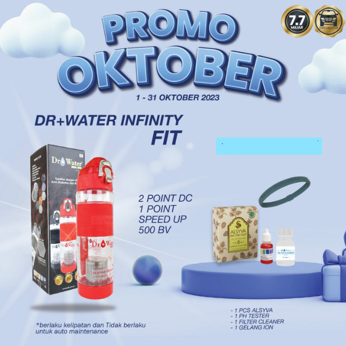 Botol Hydrogen Dr+Water Infinity