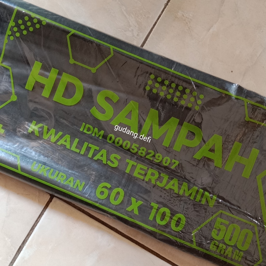 PLASTIK SAMPAH BESAR TRASH BAG 60x100 PER 1 LEMBAR (ECER)