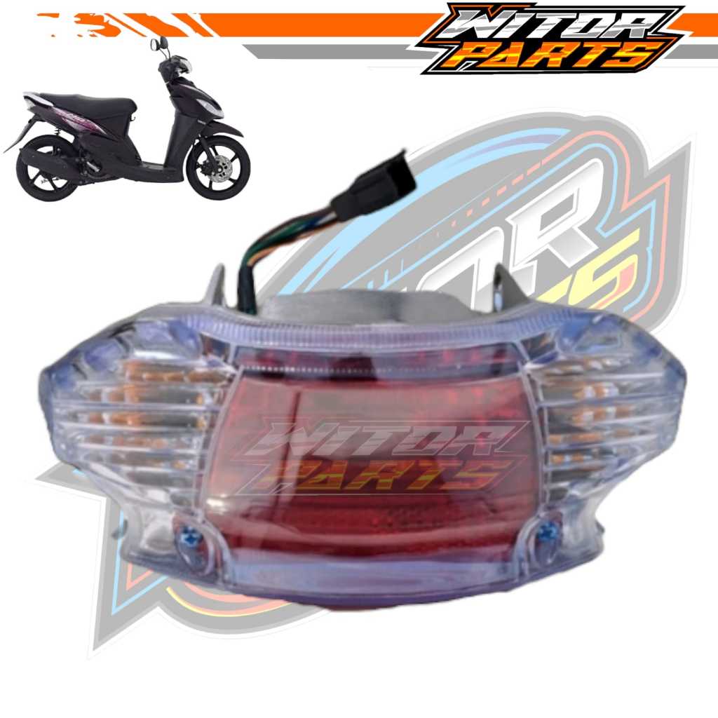 Stoplamp Lampu Belakang Assy Yamaha Mio Smile Mio Sporty Mio New / Lampu Stop Belakang Rem Mio Sport
