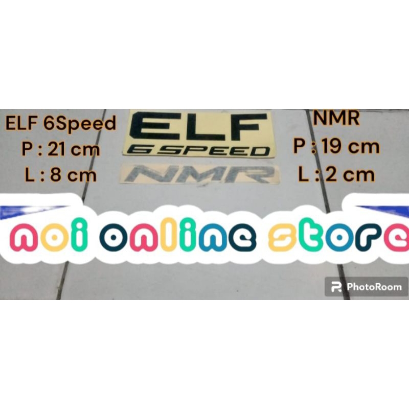 SV1 Stiker / sticker Mobil Truk Isuzu ELF AST