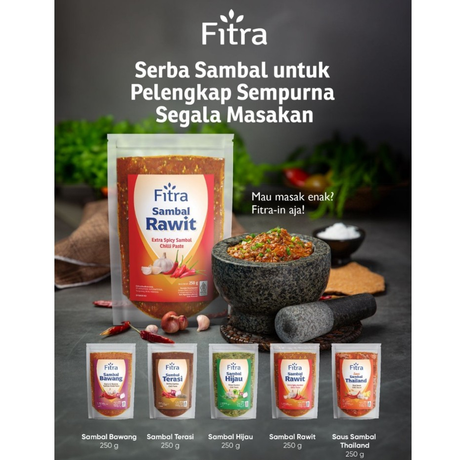 

Sambal Instant Fitra 250gr/Pouch Aneka Sambal Instant - Sambal Rawit