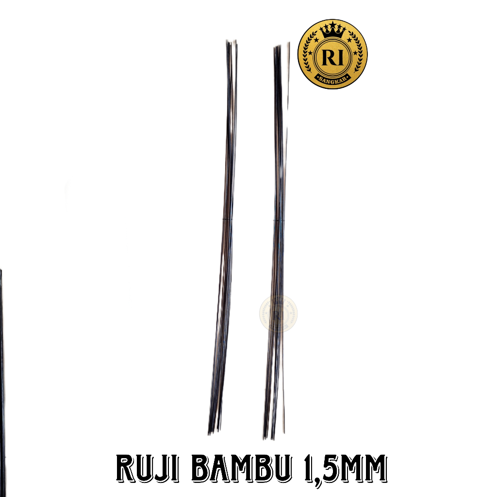 Ruji Bambu Sangkar Kotak 1,5MM isi 10