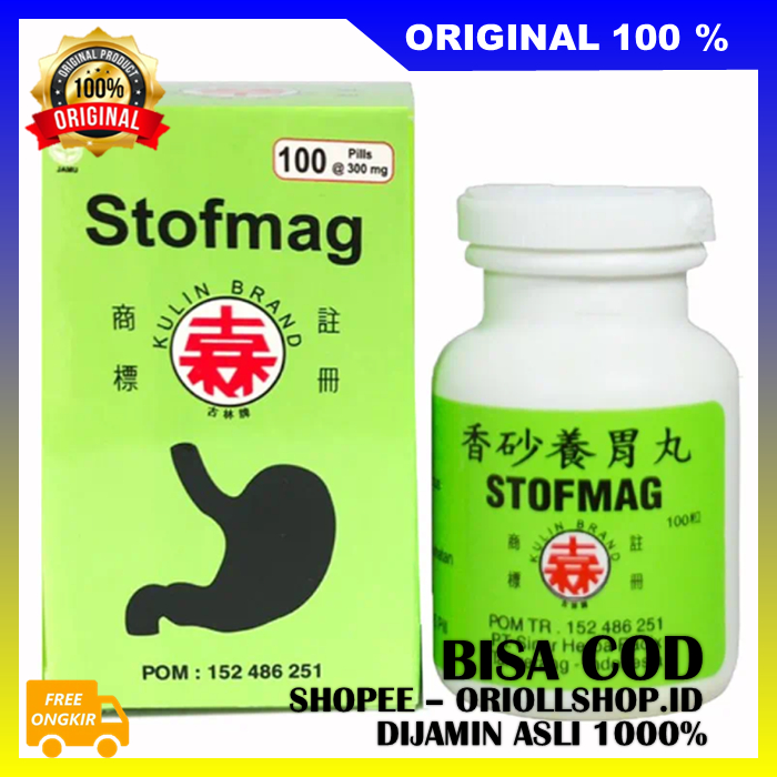 STOFMAG Xiang Sha Yang Wei Wan Obat Herbal China Obat Magh Gerd Sehat Lambung 100% ASLI