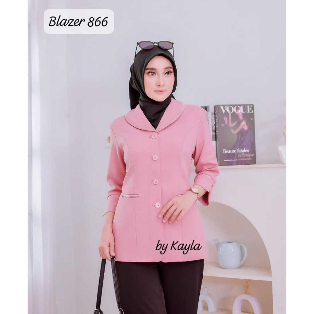 Blazer wanita/Blazer Pink