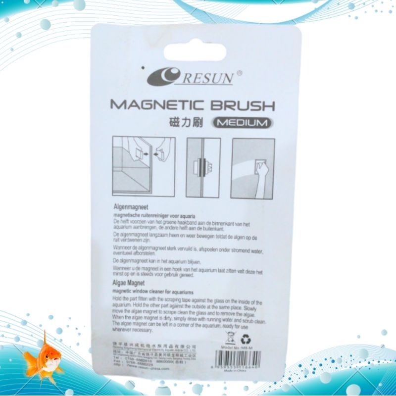 Magnet Pembersih Kaca Aquarium MAGNET RESUN SMALL