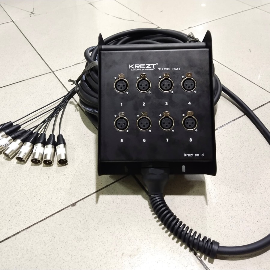 Kabel Snake 8 Channel - Komplit + Stage Box KREZT - 10 Meter