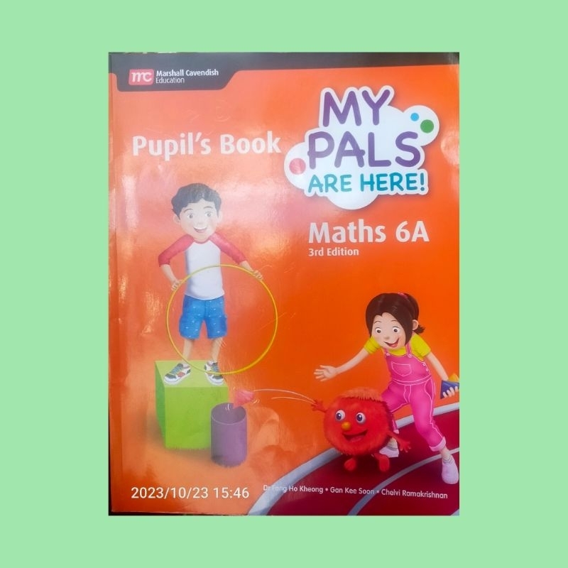 PUPIL'S BOOK MY PALS ARE HERE MATH 6A