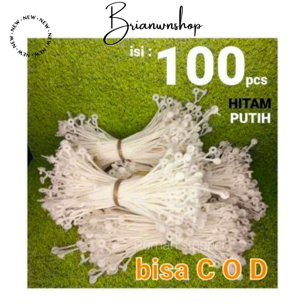 

✔️FLA⚡H⚡ALE✔️ TALI PLINTIR / TALI PLASTIK SNACK 19cm ISI 100PC ✔️TERMURAH✔️