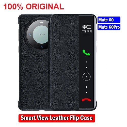 Original Smart View Flip Cover Mate60 Mate 60 Pro Mate60 Pro+ Case Original