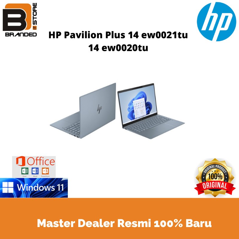HP Pavilion Plus 14 ew0021tu 14 ew0020tu i5 1335U 16G 512G 14" W11 OHS