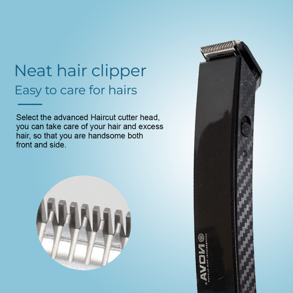 Pencukur Rambut Portable Elektrik Alat Cukur Tanpa Kabel Hair Clipper Battery