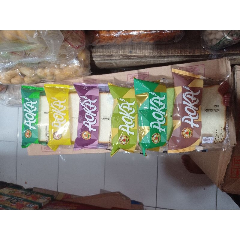 

Roti Tawar Selai Merek AOKA berbagai varian rasa