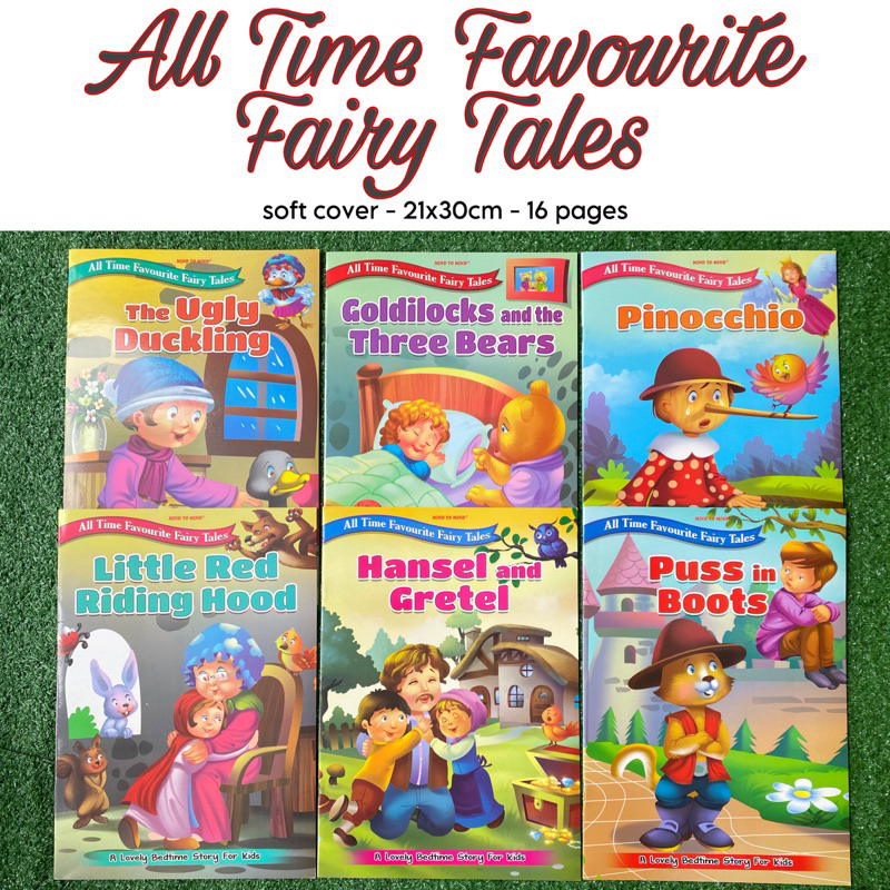 All time favourite FAIRY TALES BOOK English story book for children buku cerita anak