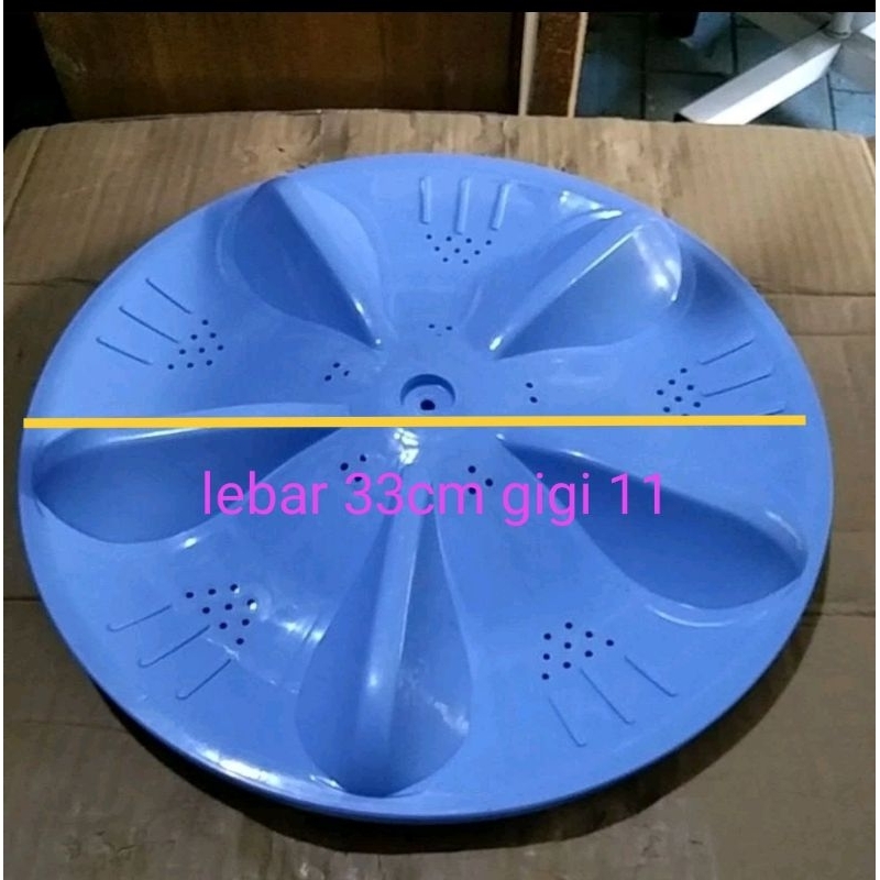 Pulsator mesin cuci sanken lebar 33cm gigi 11