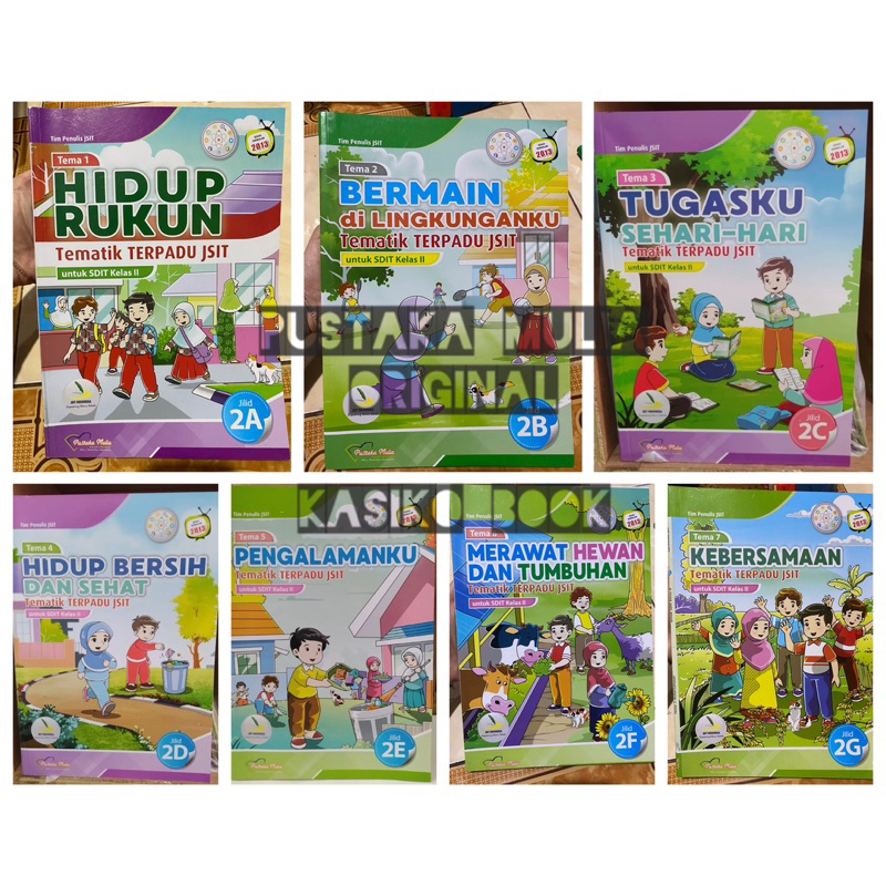 Buku Tematik Terpadu JSIT Untuk Kelas 2 SDIT Pustaka Mulia