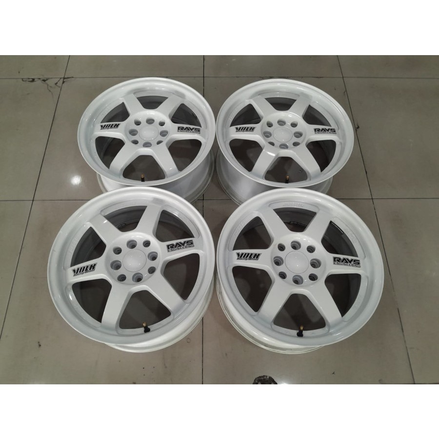 velg mobil bekas RAYS ring 16 pcd 4x100/114,3 untuk jazz yaris vios mobilio livina