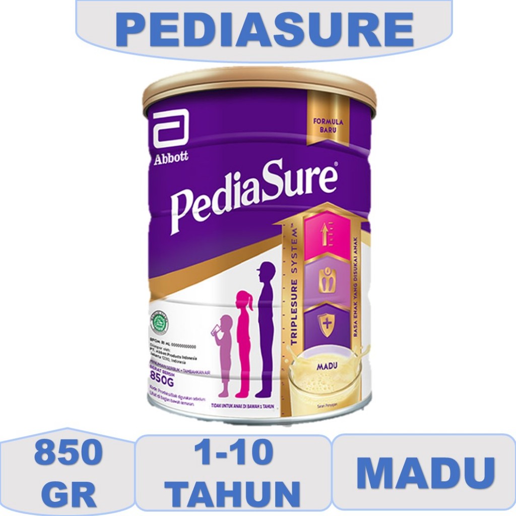 Susu Pediasure rasa madu 850 gr susu kaleng pediasure - de snop