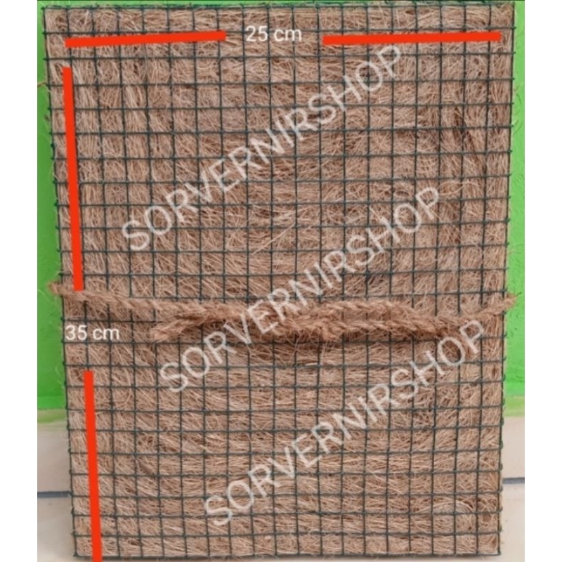 Media Papan Tempel Bunga Anggrek/Papan Anggrek Serabut Kelapa