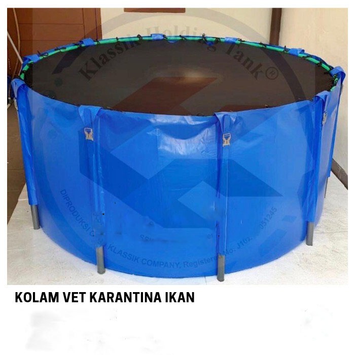 Vat karantina kolam terpal kualitas premium KTH17080
