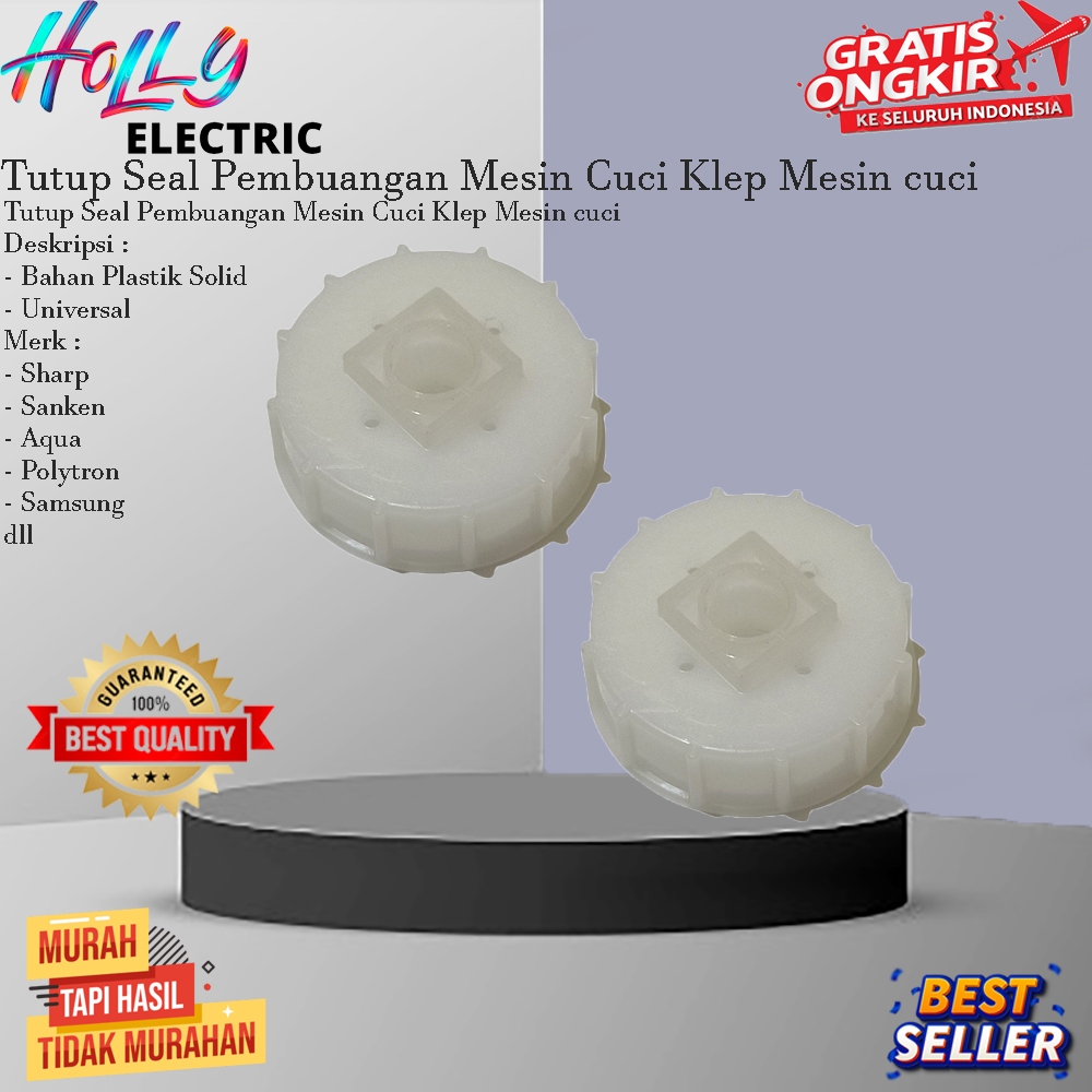 Tutup Karet Pembuangan Mesin Cuci 2 Tabung Merk Sanken DLL Multy
