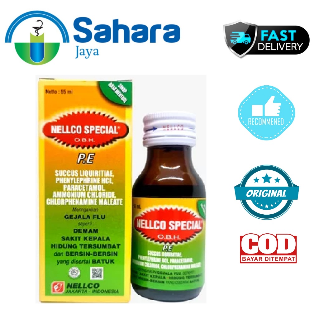 [SJ] OBH Nellco Special PE Sirup 55 ML / NELLCO SPECIAL PE / NELLCO OBH PE