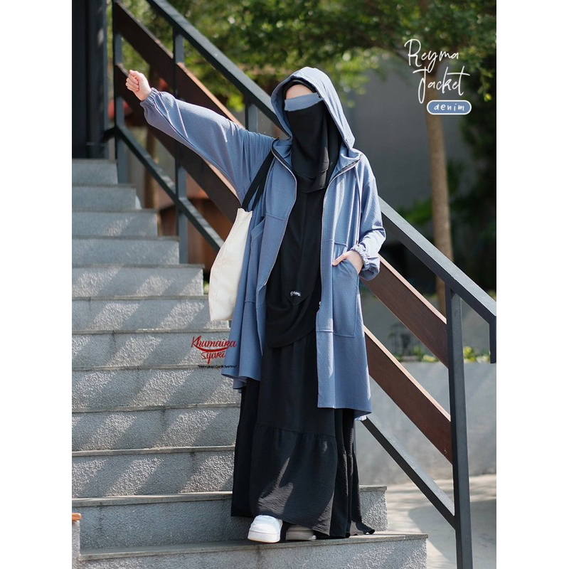 Reyma Outer Quality Premium by Khumaira / Cardigan Syari / Cardigan Muslimah / Cardigan Syari Terbar
