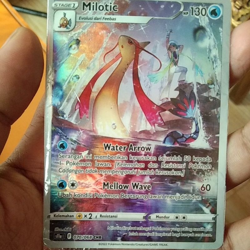 kartu pokemon milotic chr