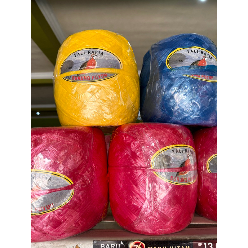 

TALI RAFIA PUYUH ASLI 1 KILO