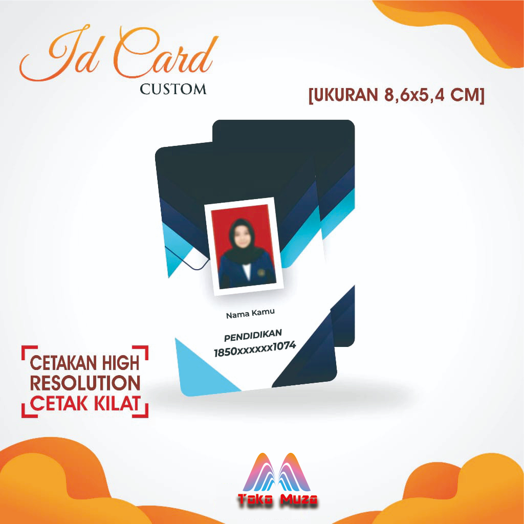 

CETAK SATUAN KARTU ID CARD MURAH/ KARTU MEMBER / KARTU PELAJAR / KARTU MAHASISWA / 2 SISI - Anti Luntur & Tahan Air