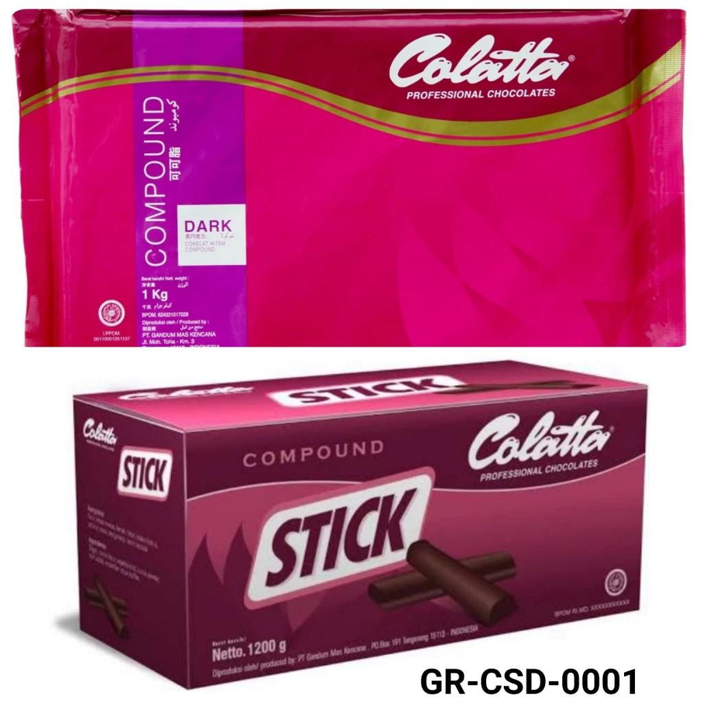 

GR-CSD-0001 Collate coklat compound stick 1.2kg batang dark 1kg yamama baking