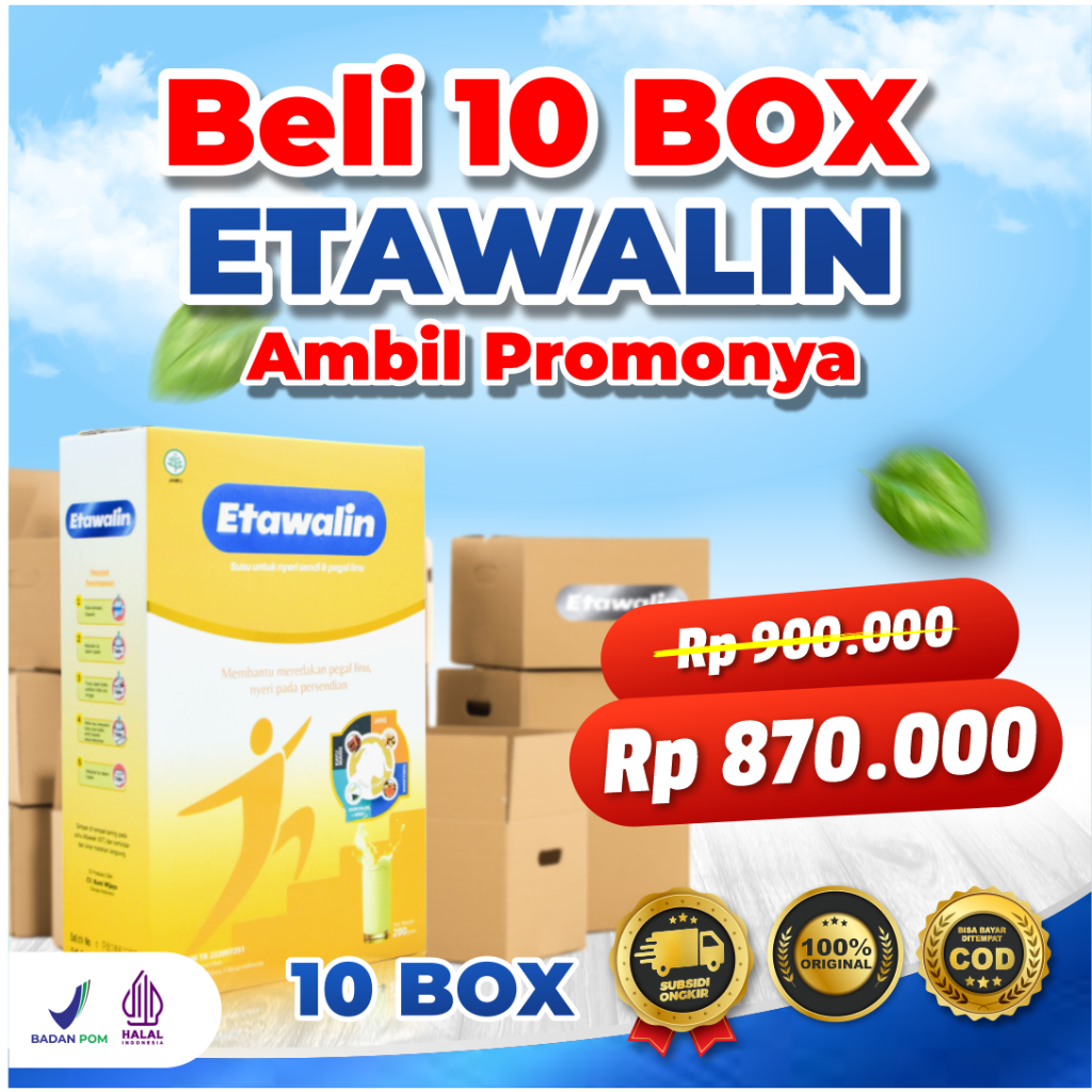 

10 BOX ETAWALIN ASLI 100% - WASPADA HARGA YANG LEBIH MURAH BISA JADI BARANG PALSU!