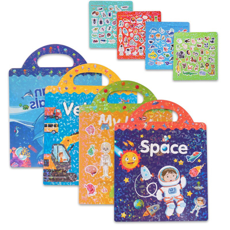 

WANNABUY - BUKU STICKER REUSABLE ANAK - BABY STUFF