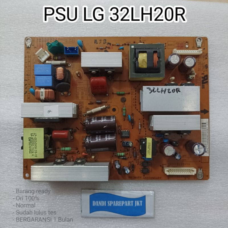 PS led tv LG 32LH20 - POWER SUPPLY TV led  - MESIN TV LG LED
