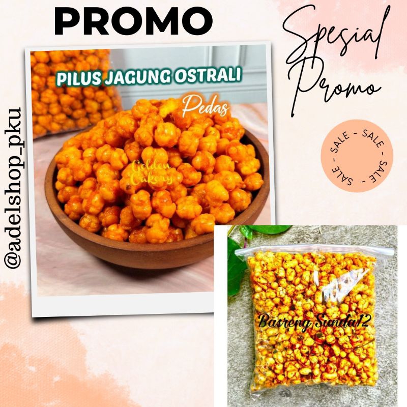 

PILUS CIKUR PEDAS / PILUS JAGUNG AUSTRALI / PILUS AUSTRALIA PEDAS 100 GR