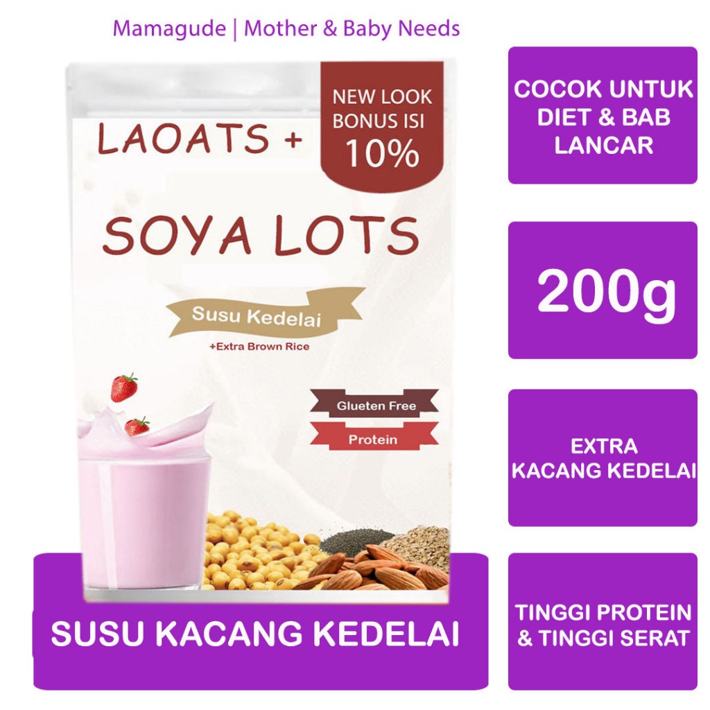 

Susu Kedelai Bubuk Laoats (200g)