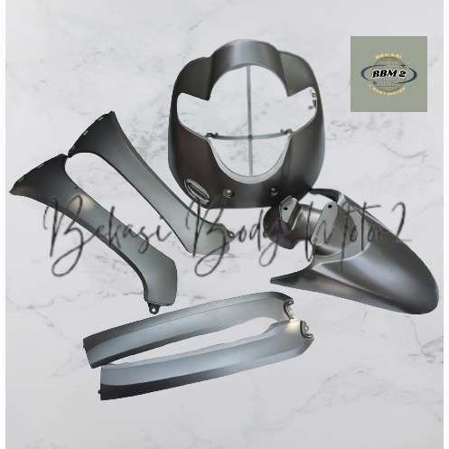 Paketan body depan cover tameng depan spakbor sayap set under side set Scoopy fi K93 esp donat tahun