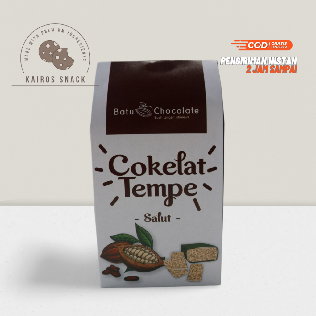 

CAMILAN COKELAT TEMPE SALUT SNACK KEKINIAN OLEH-OLEH KHAS BATU MALANG ENAK MURAH