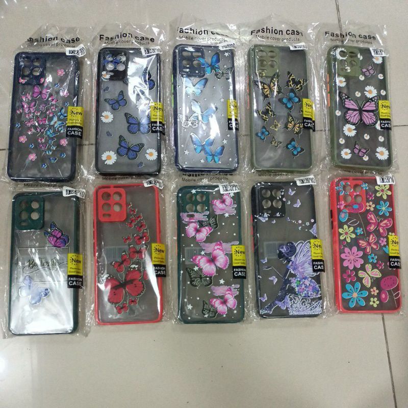 soft Case mycoies gambar kupu-kupu tipe Realmi 8pro