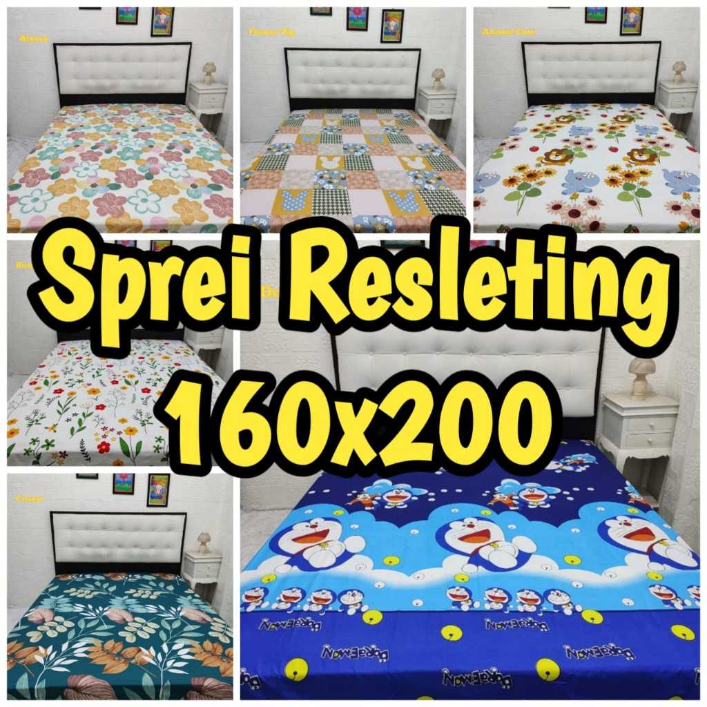 SPREI RESLETING 160X200,SARUNG KASUR,SARUNG KASUR BUSA RESLETING,URUNG KASUR BUSA RESLETING,SARUNG K